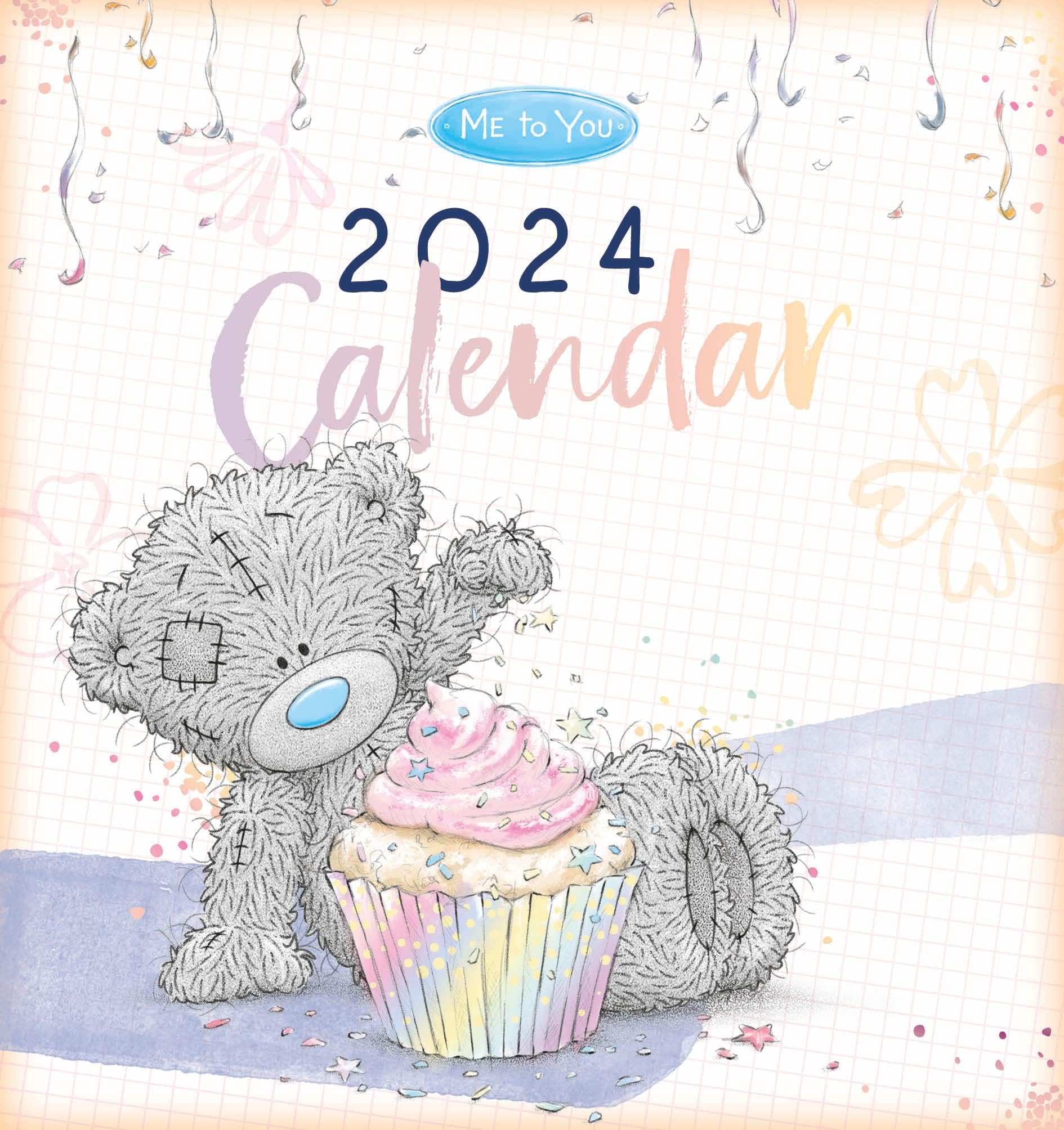 Me to You Tatty Teddy 2024 Desk Calendar, multicolour, 18 X 15CM