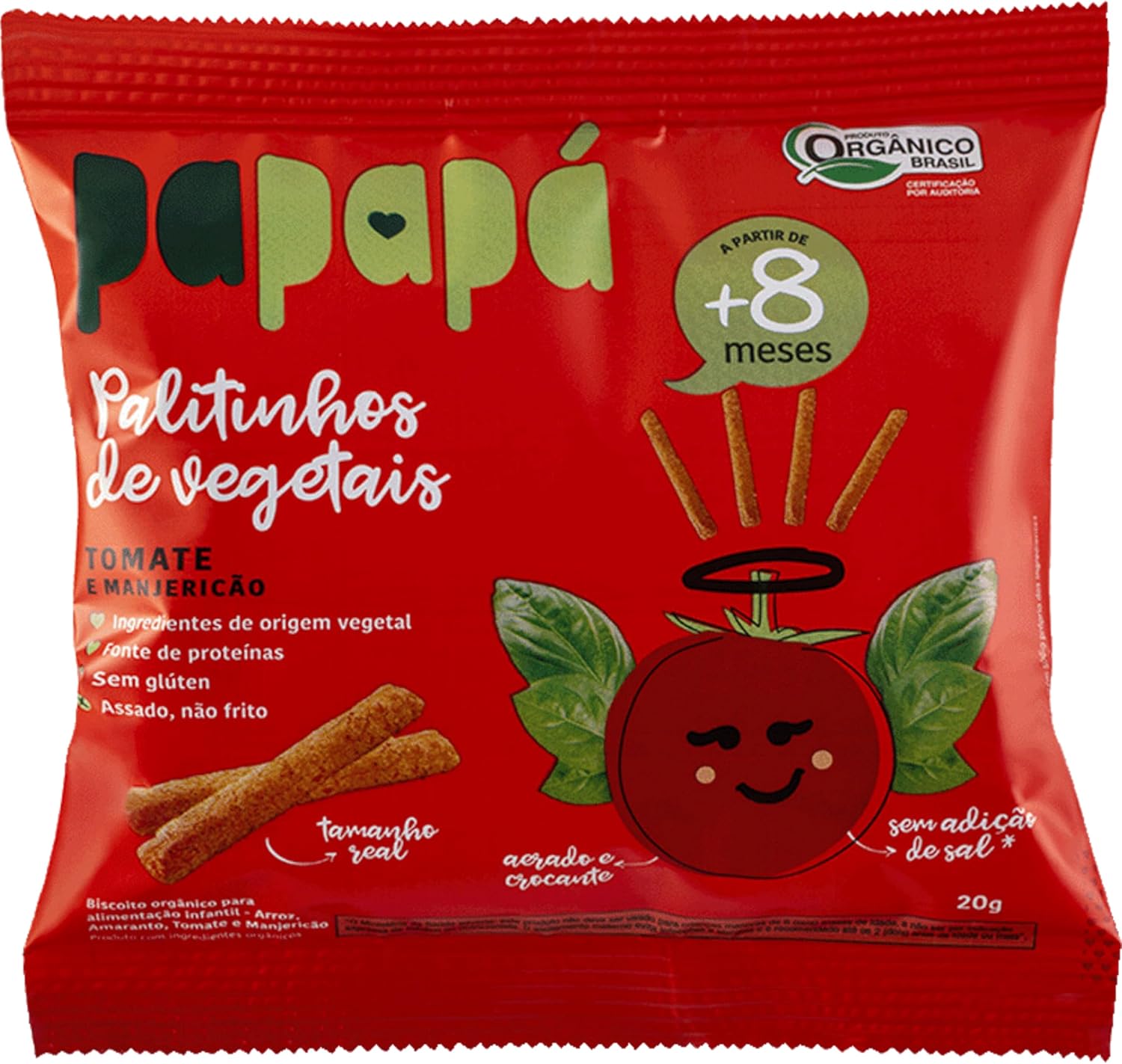 Papapá Palitinho de Vegetais