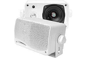 Pyle 3-Way Weatherproof Indoor/Outdoor Speaker Set