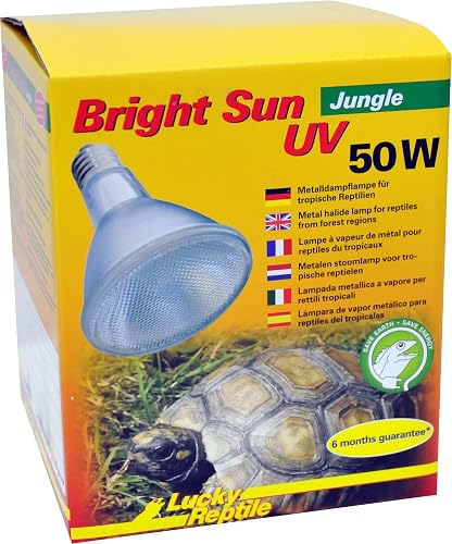Lucky Reptile Bright Sun UV Jungle - 50 W lámpara halogenuros metálicos para Bases E27