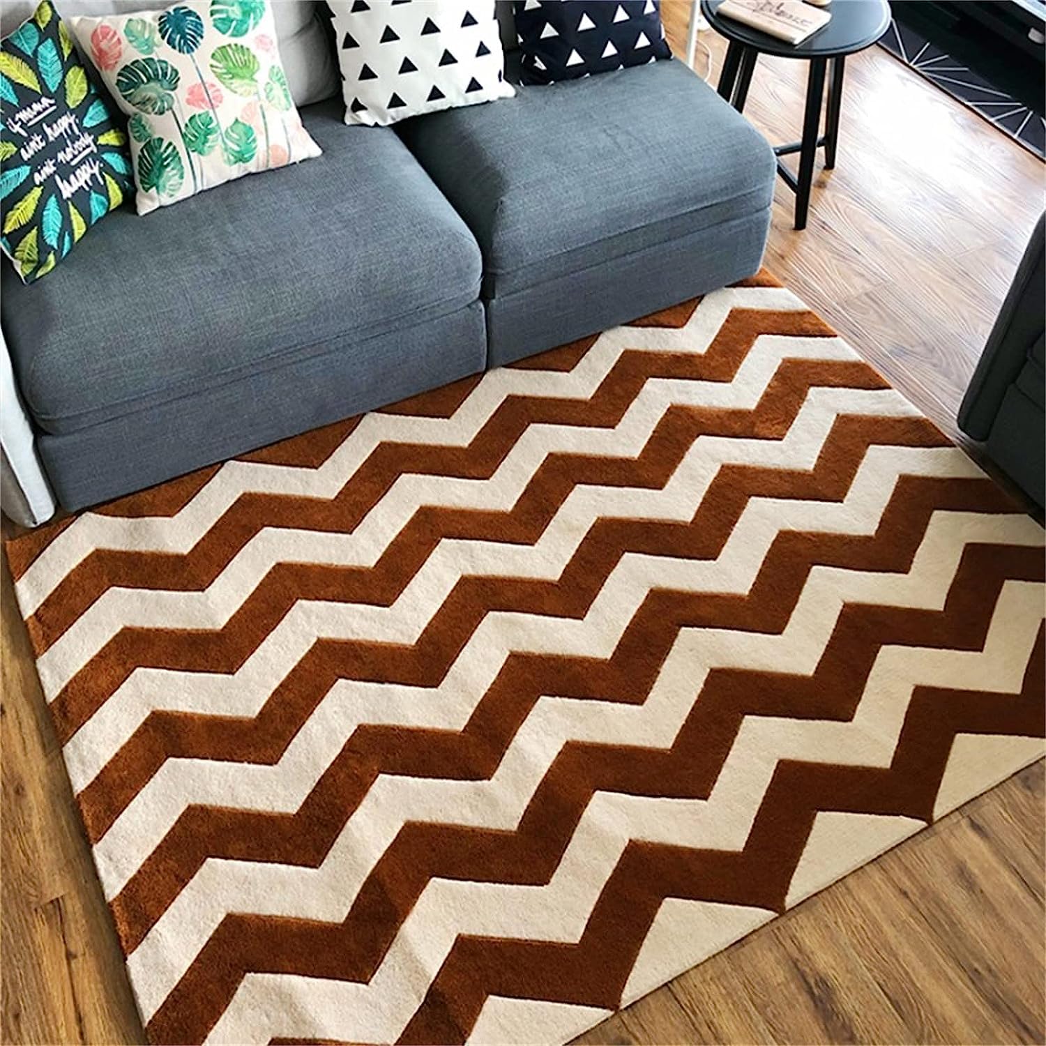 3D Optical Illusion Rug For Living Room, Nordic Geometric Style Print Pattern Area Rug Home Decor Carpet Mat,Non Slip Rug Large Porch Hallway Doormat - 160 X 230 Cm -5A2Z/X2O