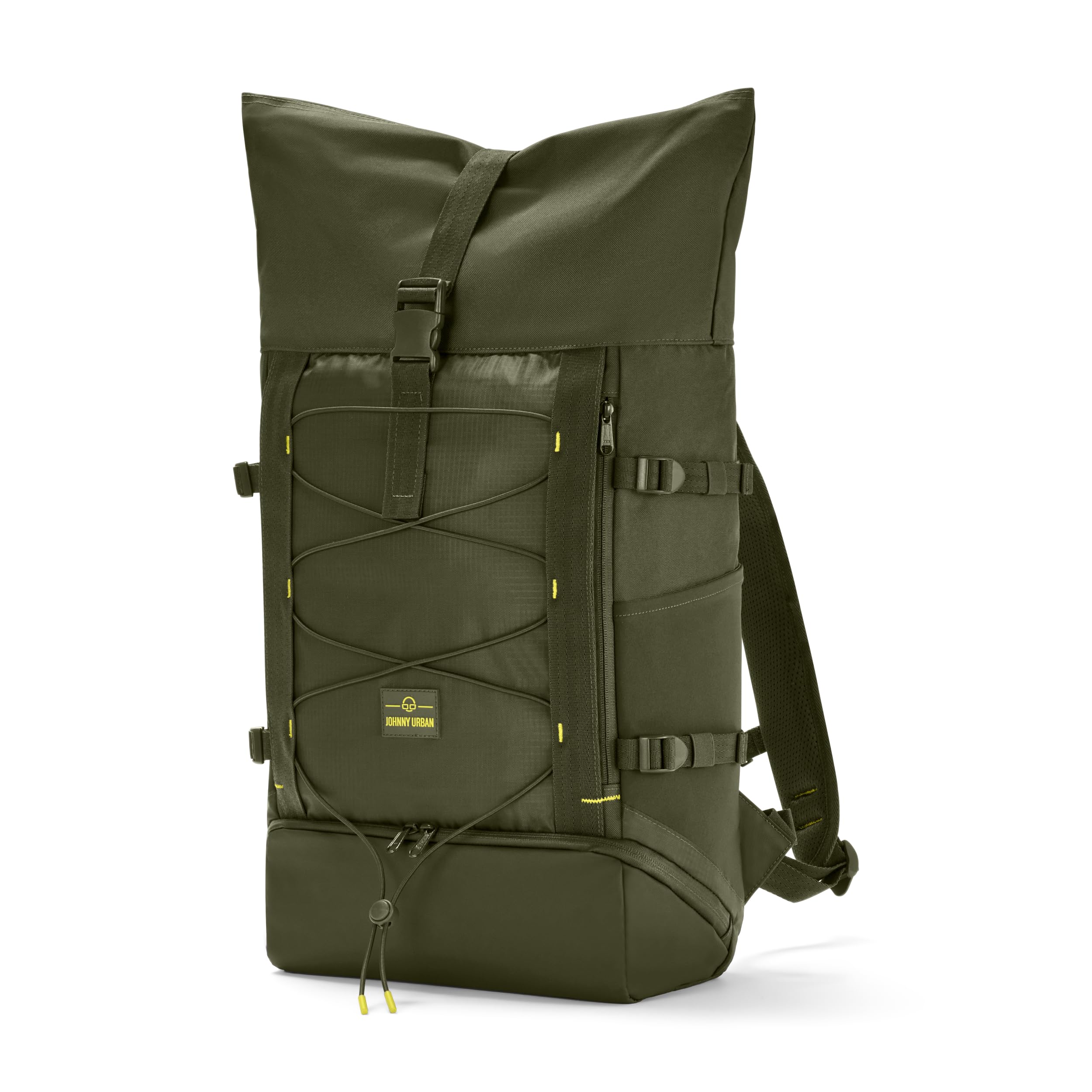 Johnny Urban Plecak męski i damski - Allen Large Move - plecak na piesze wycieczki, sport i wypoczynek - Rolltop na zewnątrz - kieszeń na laptopa 40.0 cm - wodoodporny