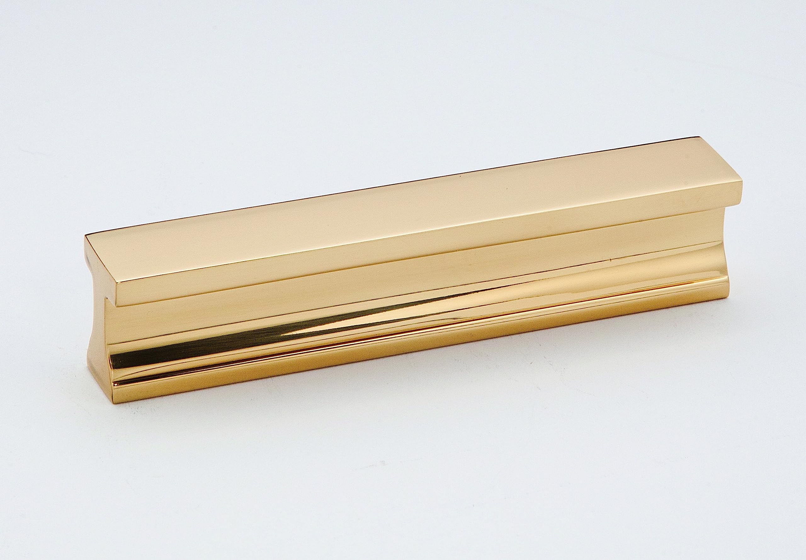 Alno Inc 4 1/2" Center Tab Pull Finish: Unlacquered Brass