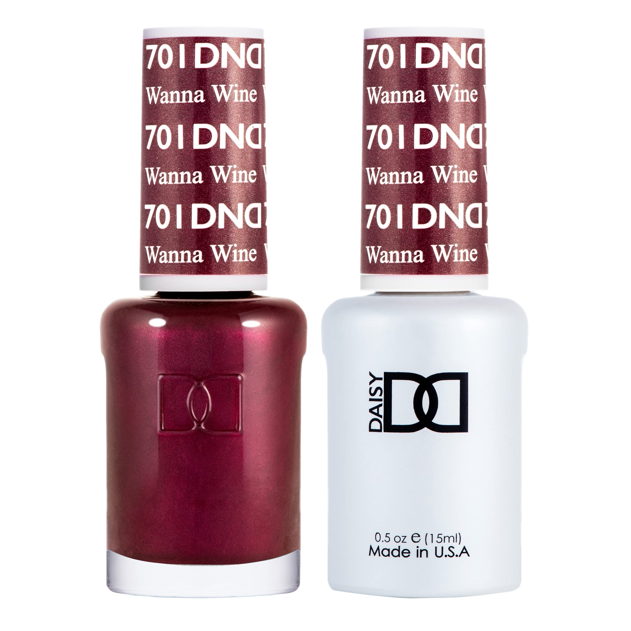 DND Gel Polish Set Red Collection UV LED GelPolish and Air Dry Nail Lacquer Matching Chip-Free Polish Duo