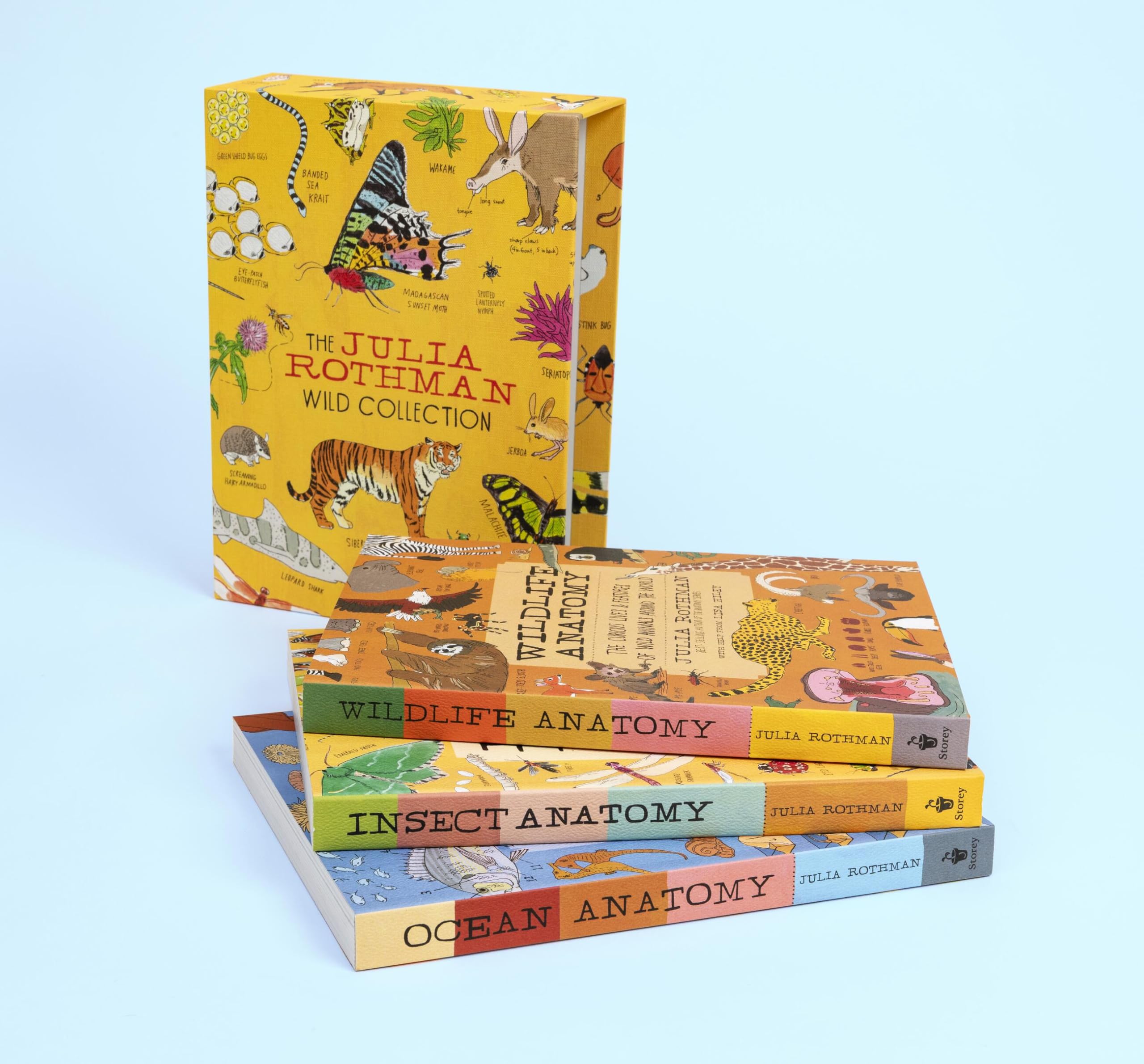 The Julia Rothman Wild Collection: Ocean Anatomy, Wildlife Anatomy, Insect Anatomy