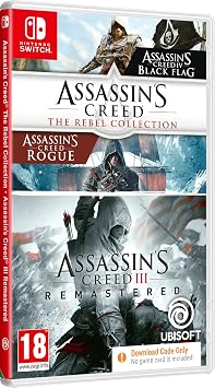 Ubisoft Assassins Creed Bundle Rebel Collection and AC 3 Nintendo Switch Game