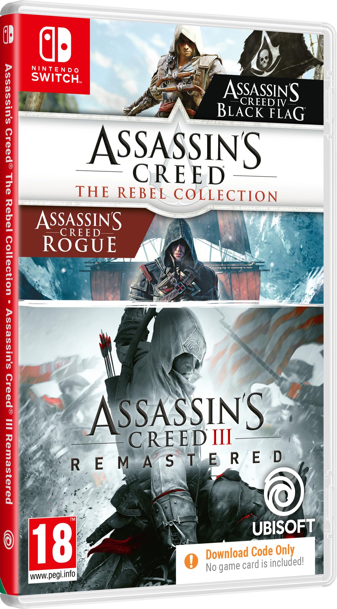 Ubisoft Assassins Creed: Bundle Rebel Collection und AC 3 Nintendo Switch Spiel