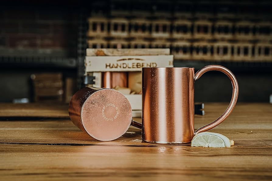 Amazon.com: 25 oz. Moscow Mule 100% REAL Copper Mugs, Hand