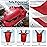 MARCHWAY Floating Waterproof Dry Bag Backpack 5L/10L/20L/30L/40L, Roll Top Sack Keeps Gear Dry for Kayaking, Rafting, Boating, Swimming, Camping, Hiking, Beach, Fishing (Red, 10L)