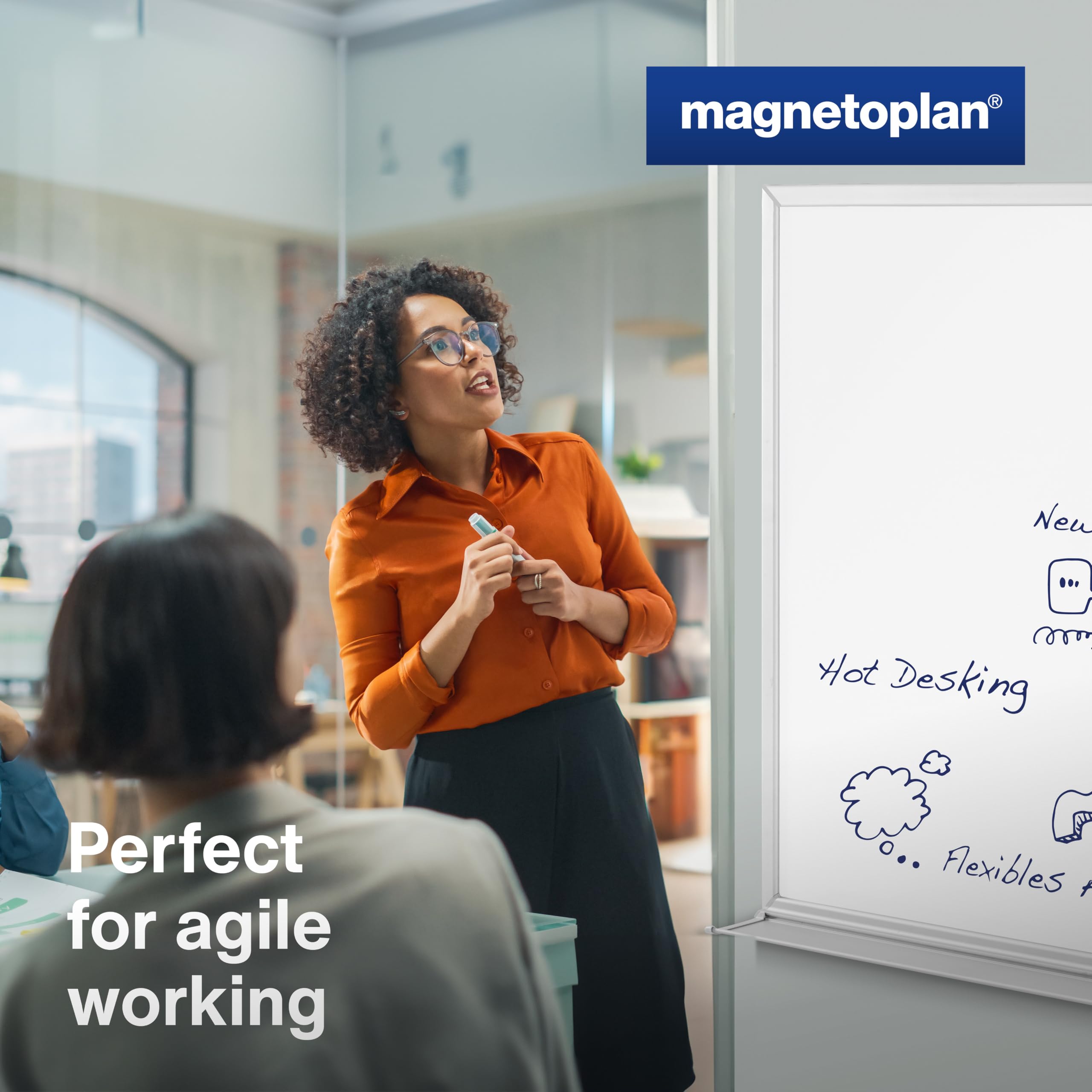magnetoplan Designerska tablica suchościeralna CC, 900 x 1200 mm