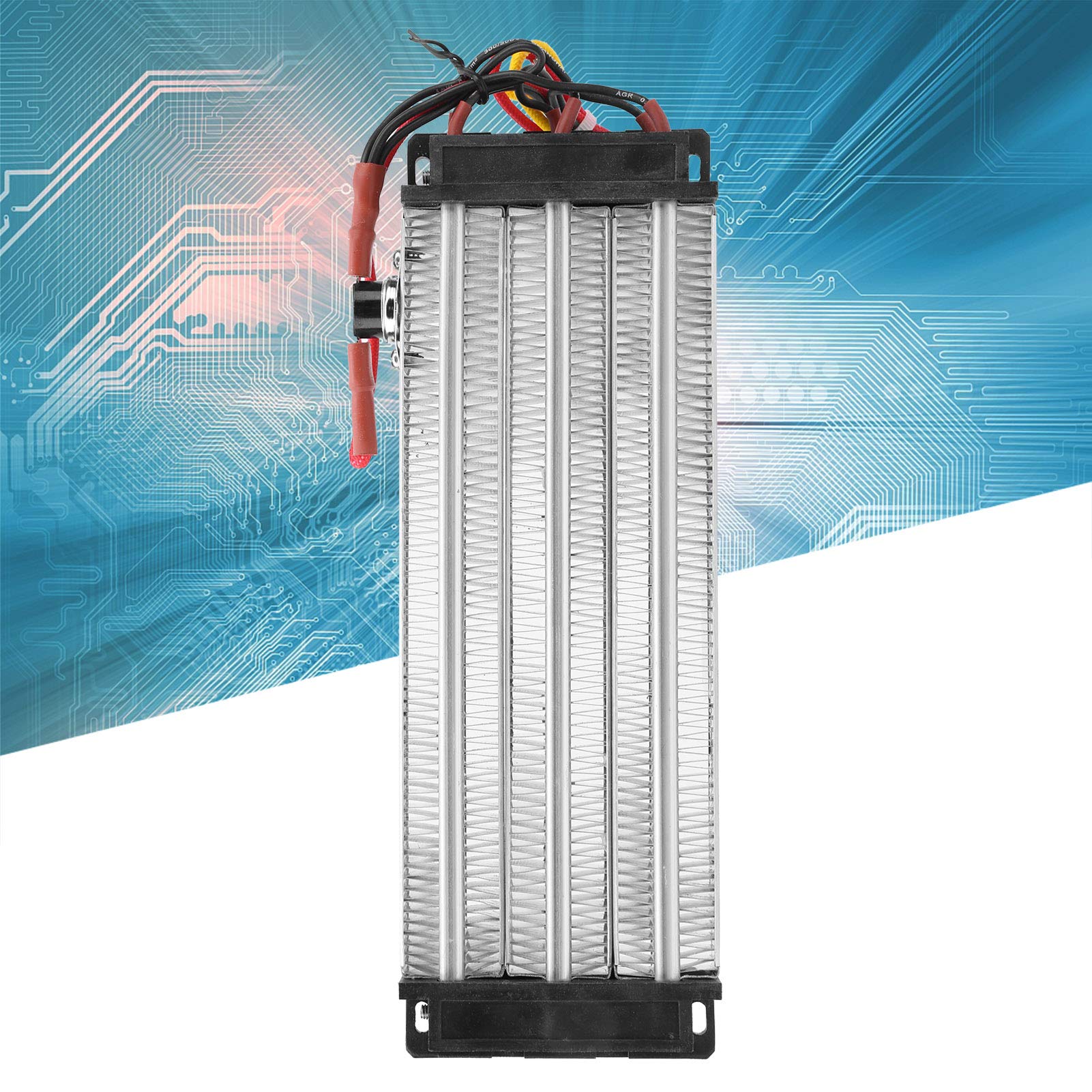 FLEXMAN Calentador PTC con Aislamiento, 1500 W CA 220 V Piezas de Calefacción Termostáticas de Seguridad de Cerámica Eléctrica, Elemento Eléctrico de Calentamiento Rápido