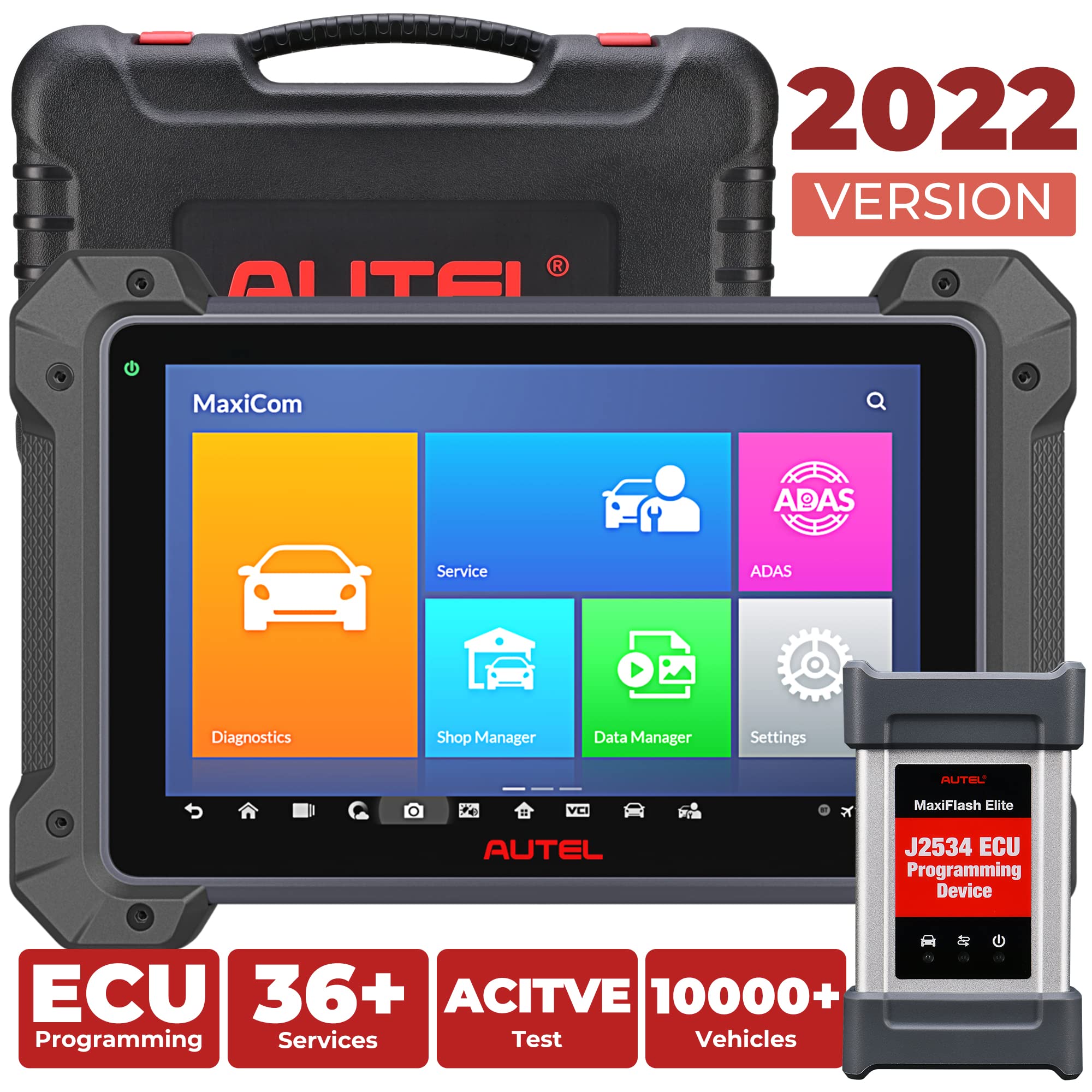 Autel Scanner MK908P, 2022 Autel Scanner Automotive Diagnostic Scan Tool J2534 Online Programming & 