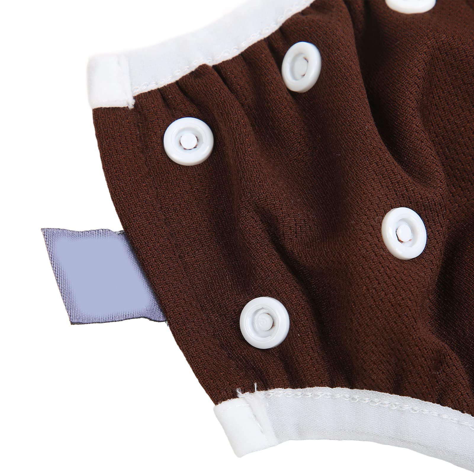 Srliya Couches de Bain Réutilisables pour bébé Couches de Bain Lavables de Natation Réutilisables Imperméables et Respirantes, Paquet de 6 Tailles Libres avec Fermeture à
