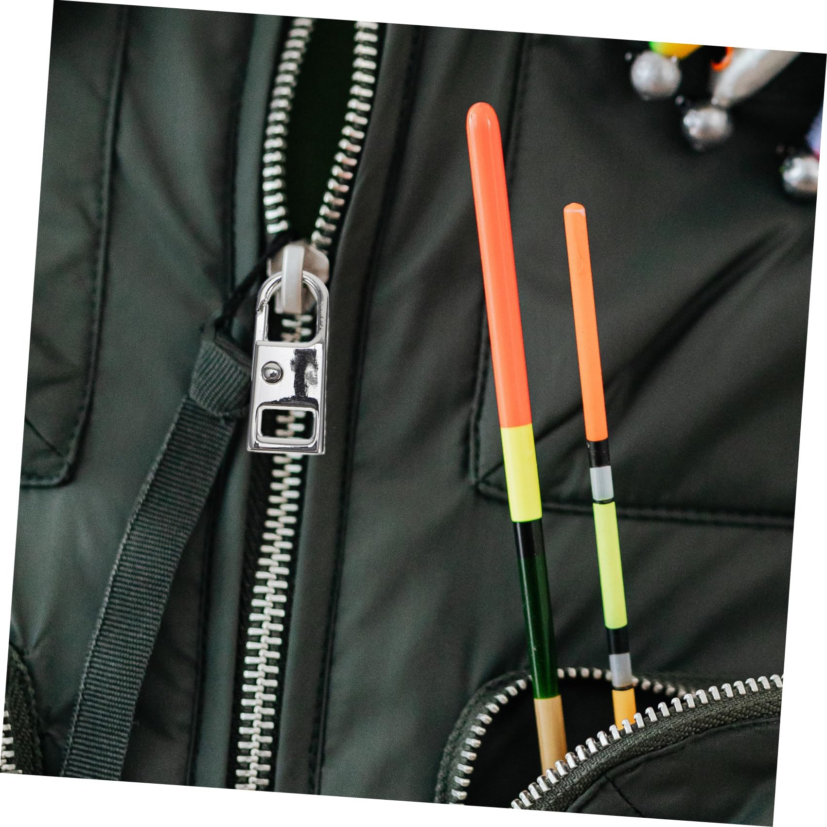 HOODANCOS 60piezas Reemplazo De Cabezas De Cremallera Para Ropa y Mochilas Accesorios De Reparación De Cremalleras Diseño Extraíble y Fácil De Instalar