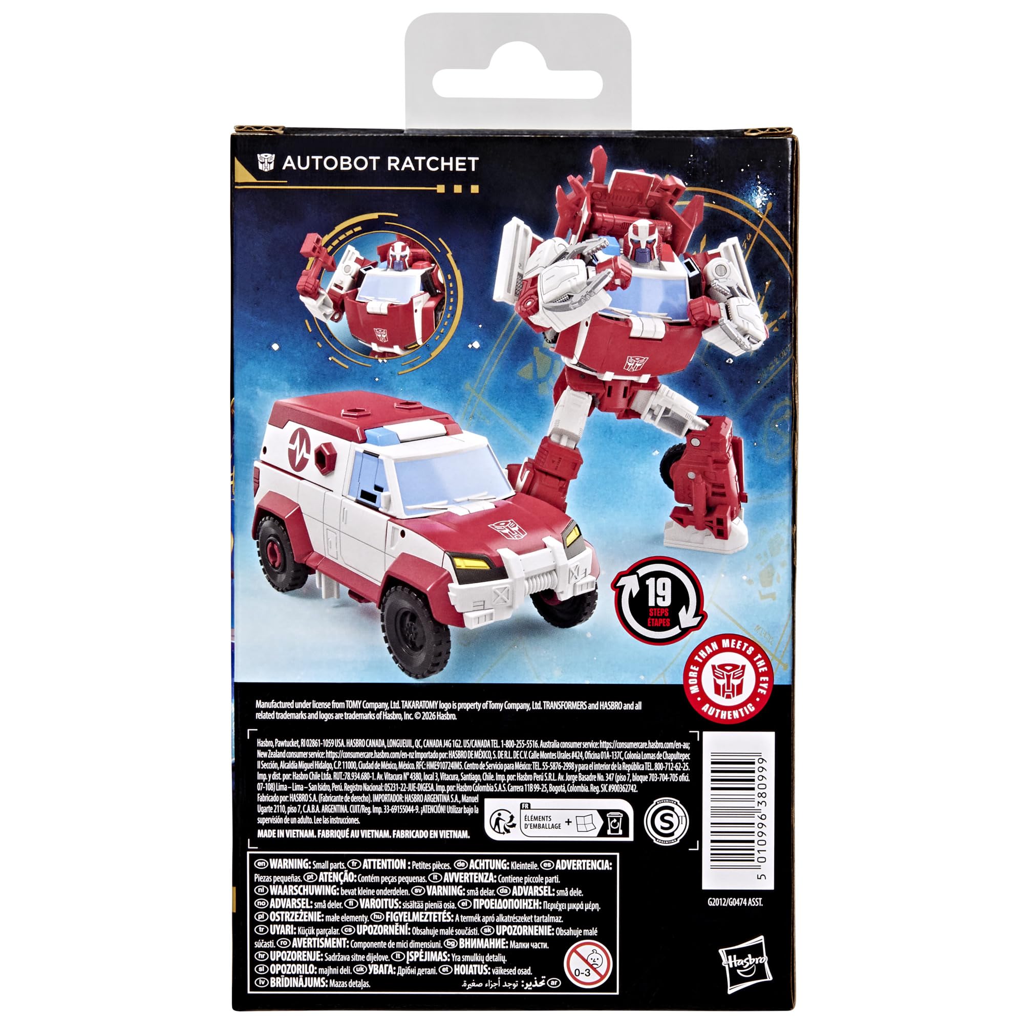 Autobot Ratchet z kolekcji Transformers: Age of the Primes, 14,5-centymetrowa przekształcająca się figurka klasy Deluxe, zabawkowe roboty dla dzieci w wieku od 8 lat