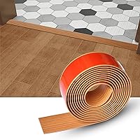 Vista 8 de Tira de Transición de Piso & Tira Autoadhesiva de Borde de Piso de Vinilo para Pisos de Laminado Cubriendo Juntas de Piso de Material Bruto