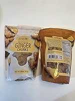 Vista 2 de Trozos de jengibre secos sin cristalizar (paquete de 2) 64 onzas en total