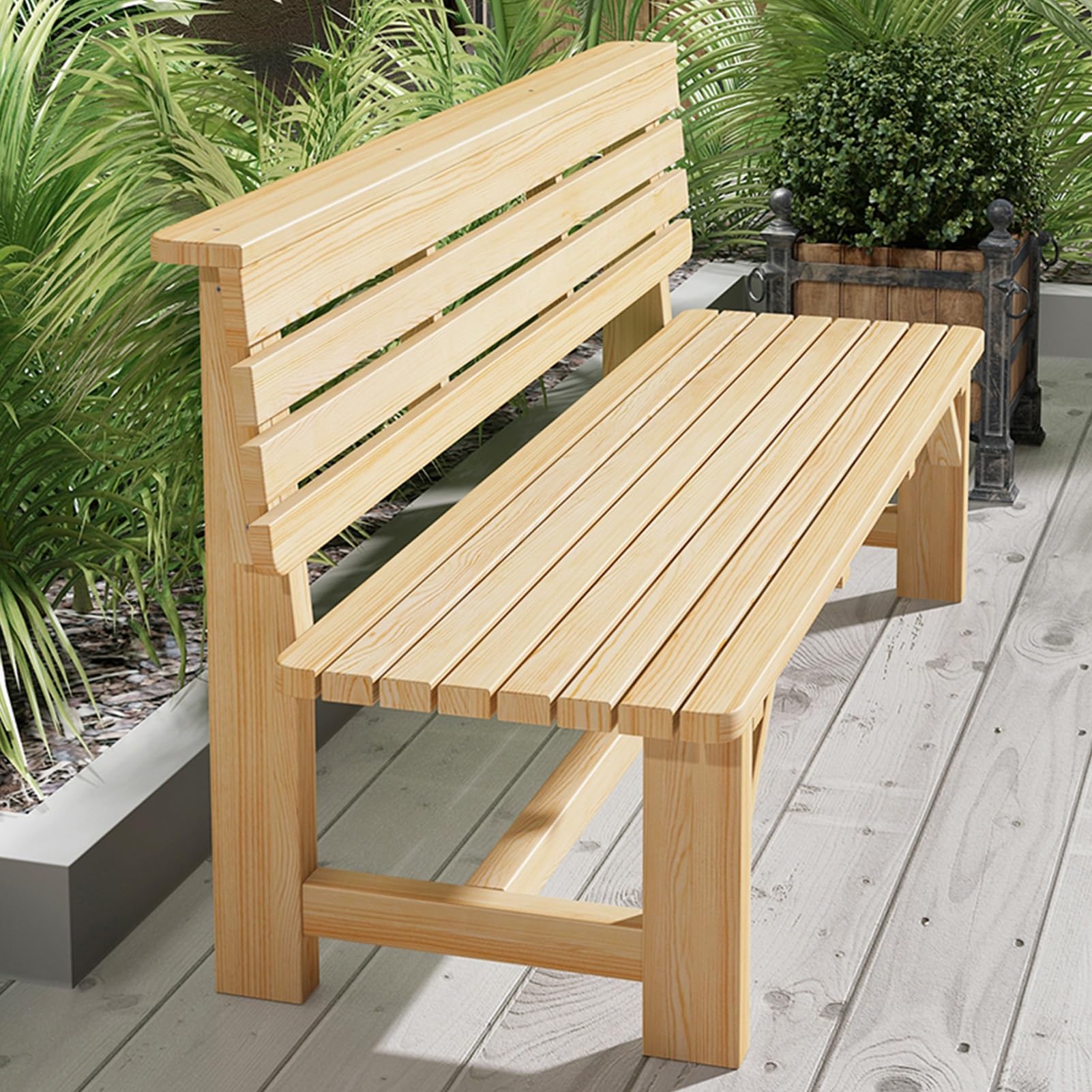 Amazon.co.jp: ガーデンベンチ 木製パークベンチ 屋外 防水 3人 Amazon.co.jp: ガーデンベンチ 木製パークベンチ 屋外 防水 3人