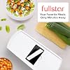 Fullstar Original Pro Chopper - Vegetable Chopper and Spiralizer, Food Chopper with Container, Fruit Slicer, Kitchen Gadgets & Gifts, Home Essentials 8-in-1, White