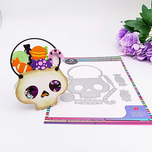 Vista 25 de AlinaCraft - Juego de 1 álbum hecho a mano de 6 x 8 pulgadas, corte de metal, troquelado para manualidades de papel, álbumes de bricolaje, regalos