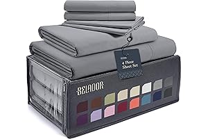 BELADOR Twin XL Sheets: The Epitome of Silky Comfort for Twin Extra Long Beds