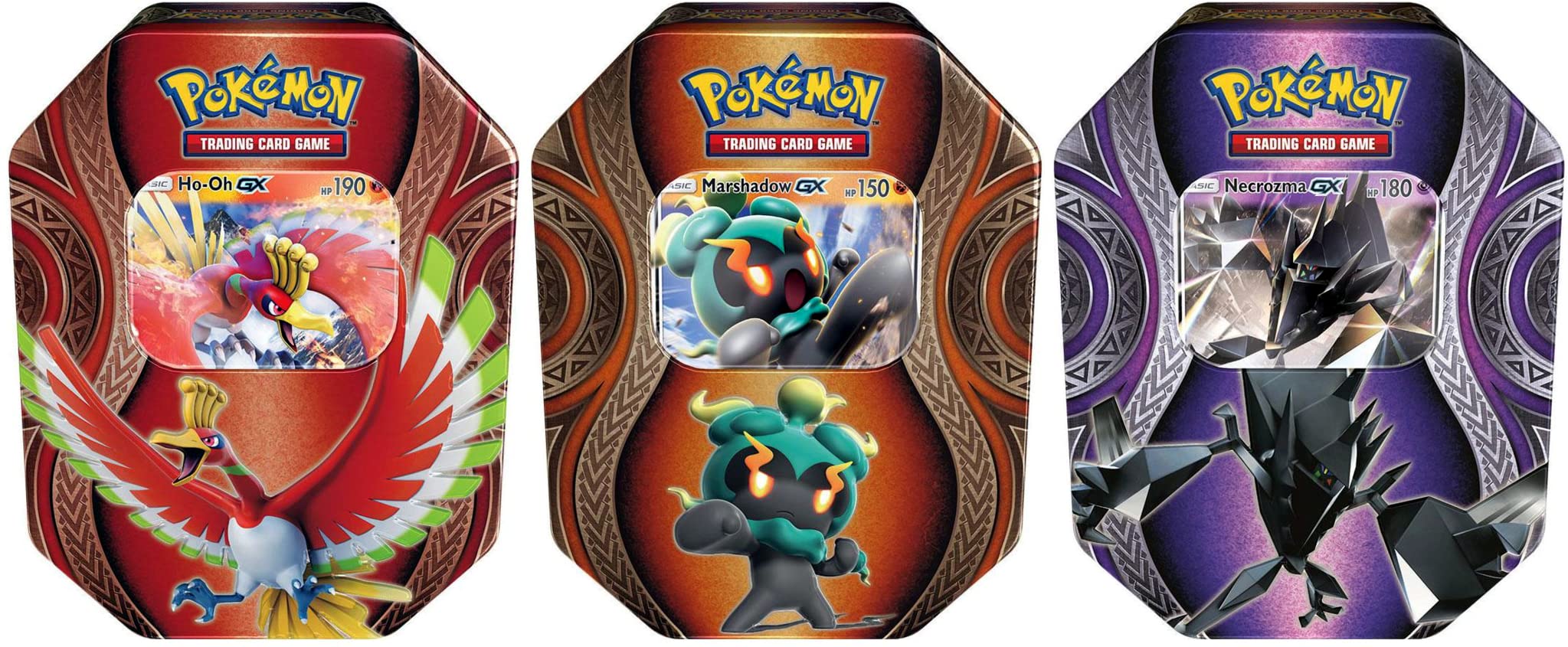 Pokemon Mysterious Powers Tin Necrozma, Ho-Oh, Marshadow x 1 Tin At Random