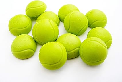 Sugar Sugar Cake Decorations Lot De 12 Balles De Tennis Comestibles De Decoration En Sucre Pour Gateau Amazon Fr Cuisine Et Maison