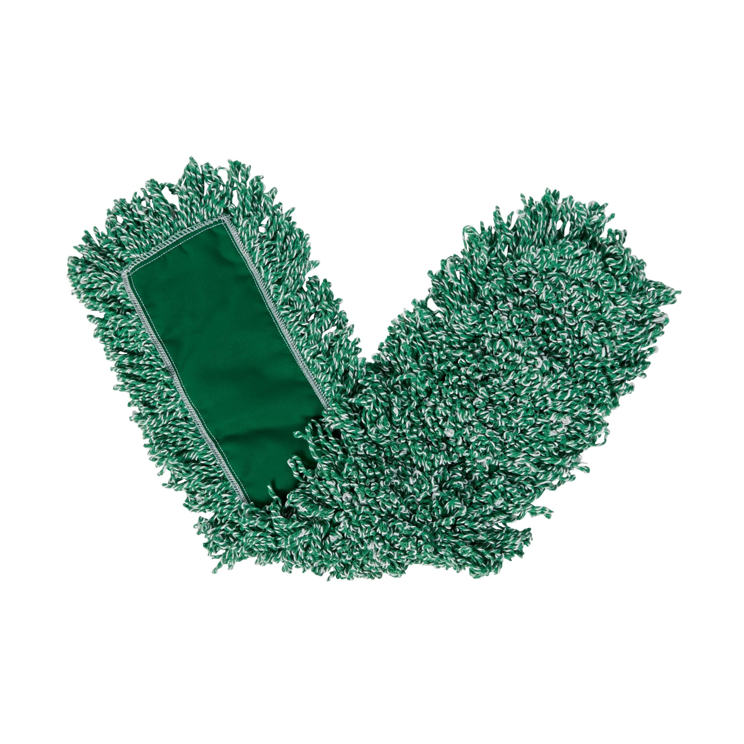 Rubbermaid Commercial Microfiber Blend Looped-End Dust Mop, 36-Inch, Green (FGJ85500GR00)