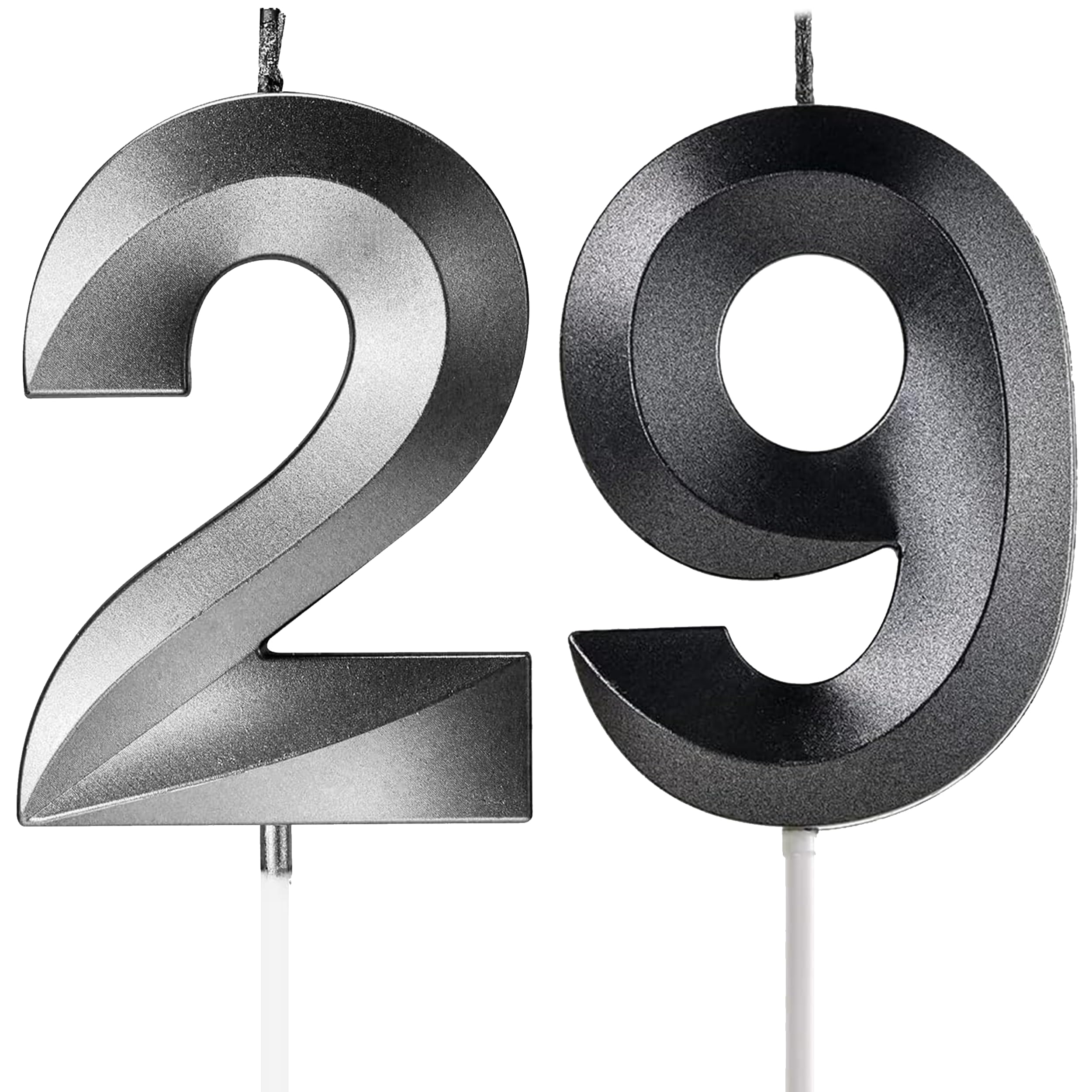 Birthday Candles Number Candles Age Year for Cakes Happy Birthday 3D Designed Wedding Anniversary Party Cake Topper Decorations