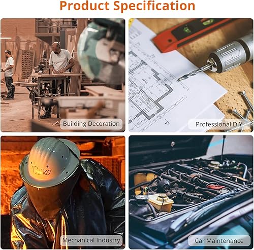 Miniatura 6 de Proster Remachadora hidráulica neumática de aire 0.094-0.189 in 316 "332" 18" 532" capacidad pop remachador pistola 500PCS remache