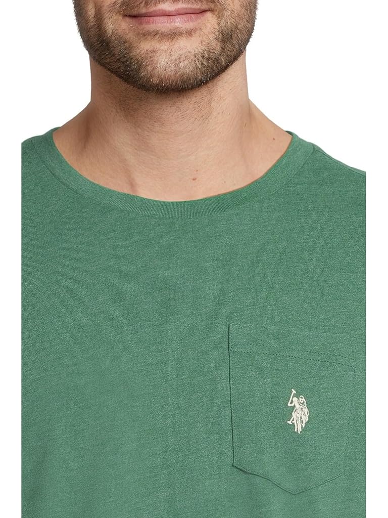 U.S. POLO ASSN. Solid Crew Neck Pocket T-Shirt