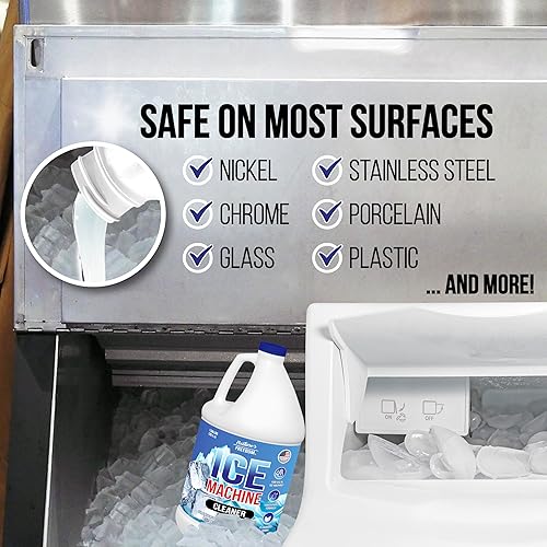 Miniatura 7 de Limpiador concentrado de máquina de hielo de 1 cuarto de galón fabricado en Estados Unidos - Fórmula Nature's Freedom para máquinas de hielo