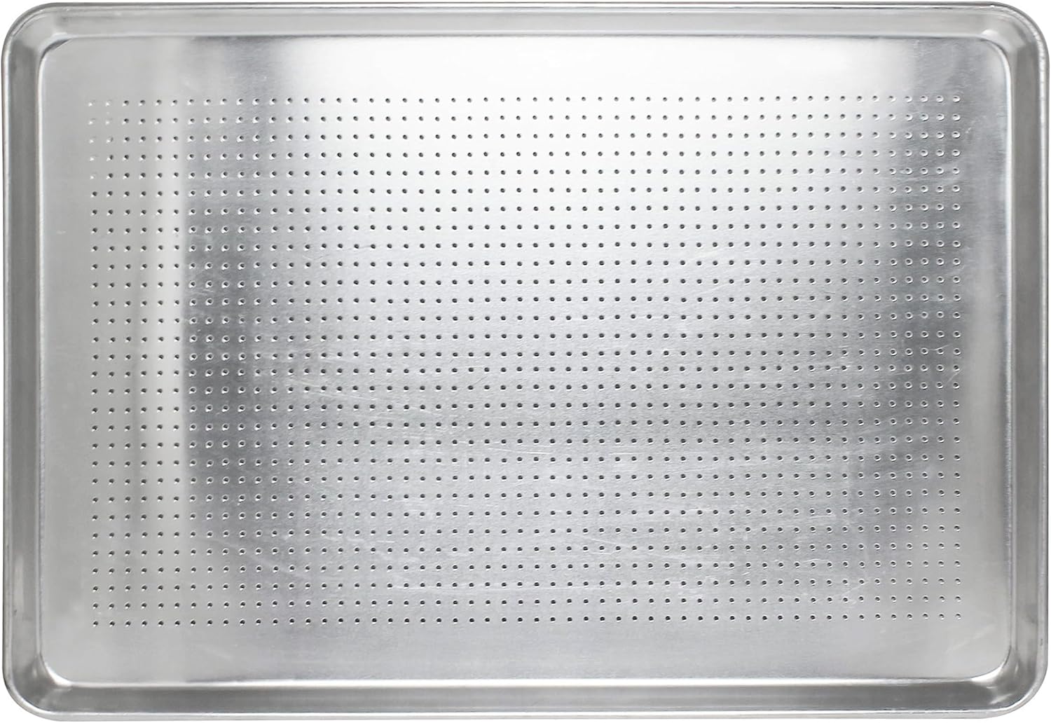 TrueCraftware- Half Size 18" x 13" Perforated Aluminum Sheet Pan Set of 2- Oven Safe Baking Pan Baking Tray Cookie Sheet Baking Sheet Perfect for Baking Roasting and More