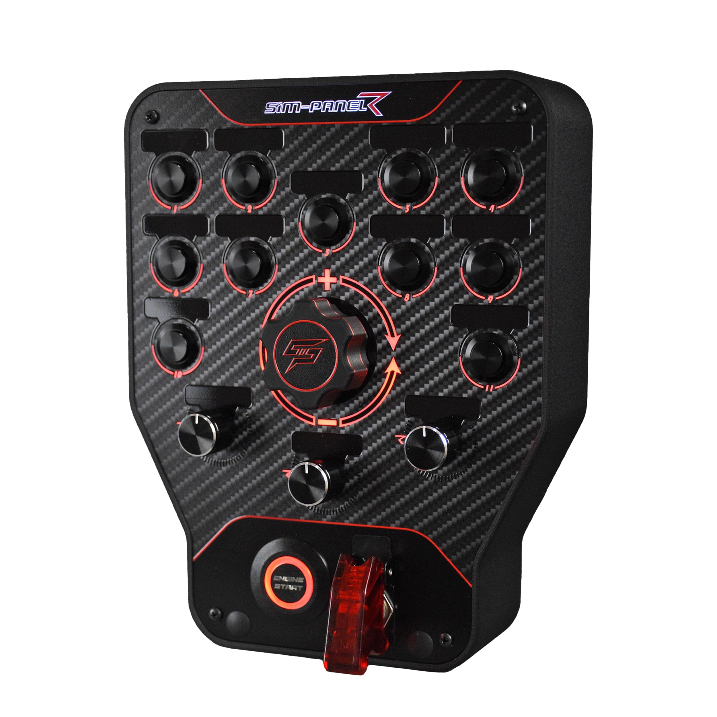 Boîtier PC Sim Racing SIM-PANEL Gen 2 boutons pour cockpit virtuel - 6