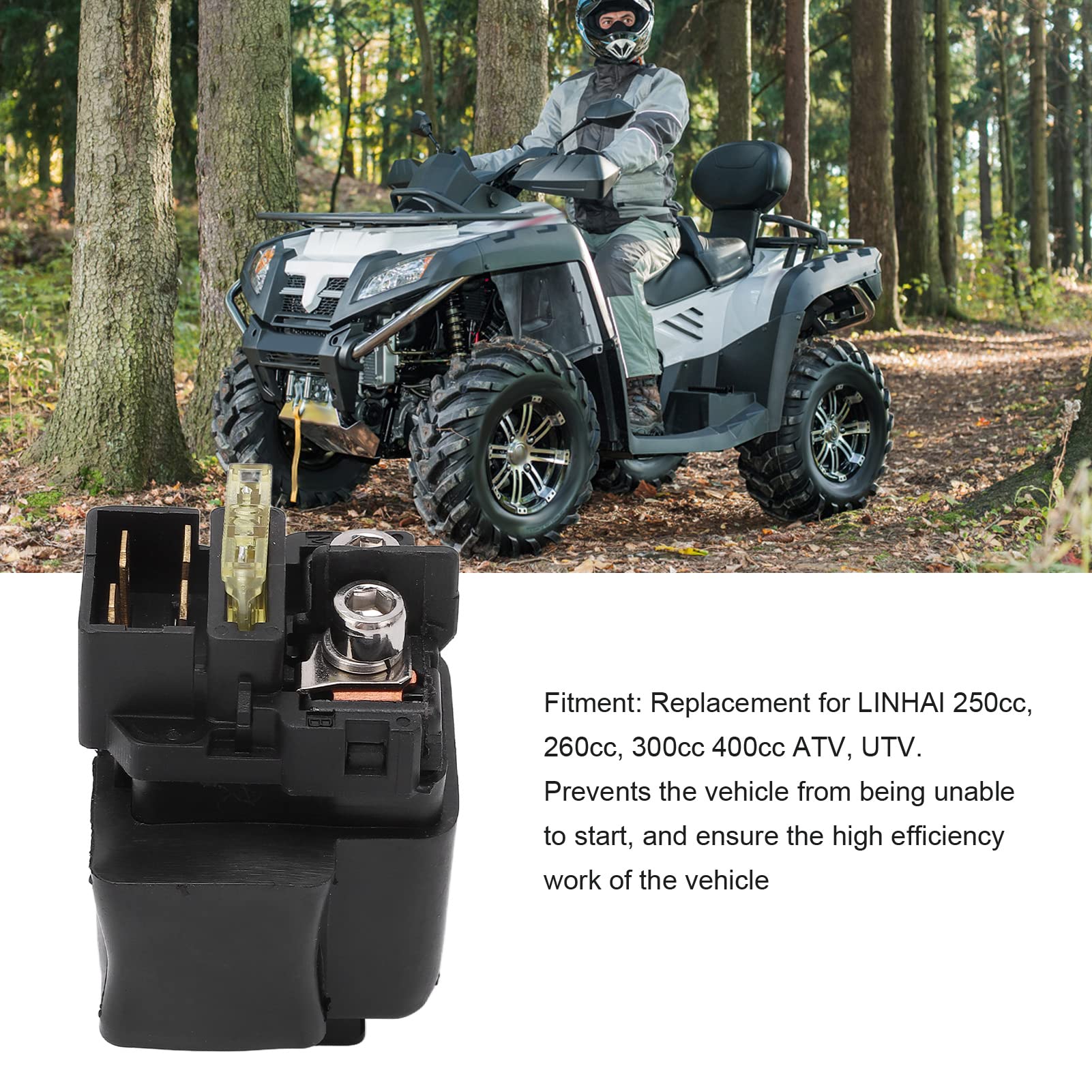 Relè Solenoide Avviamento, Sostituzione relè Solenoide Avviamento ATV per LINHAI ATV UTV