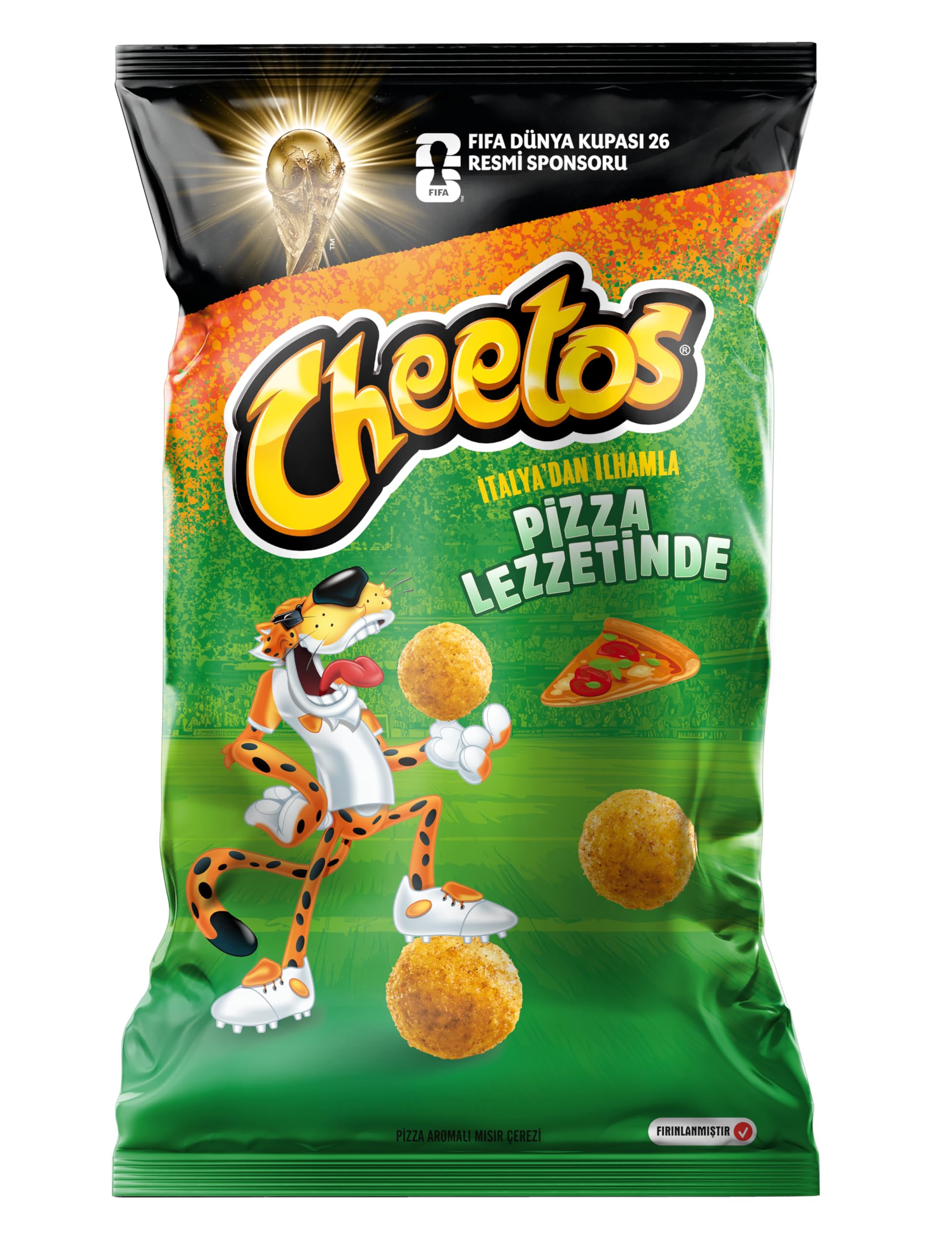 Cheetos Pizza Aromalı Mısır Çerezi Süper Boy 80g