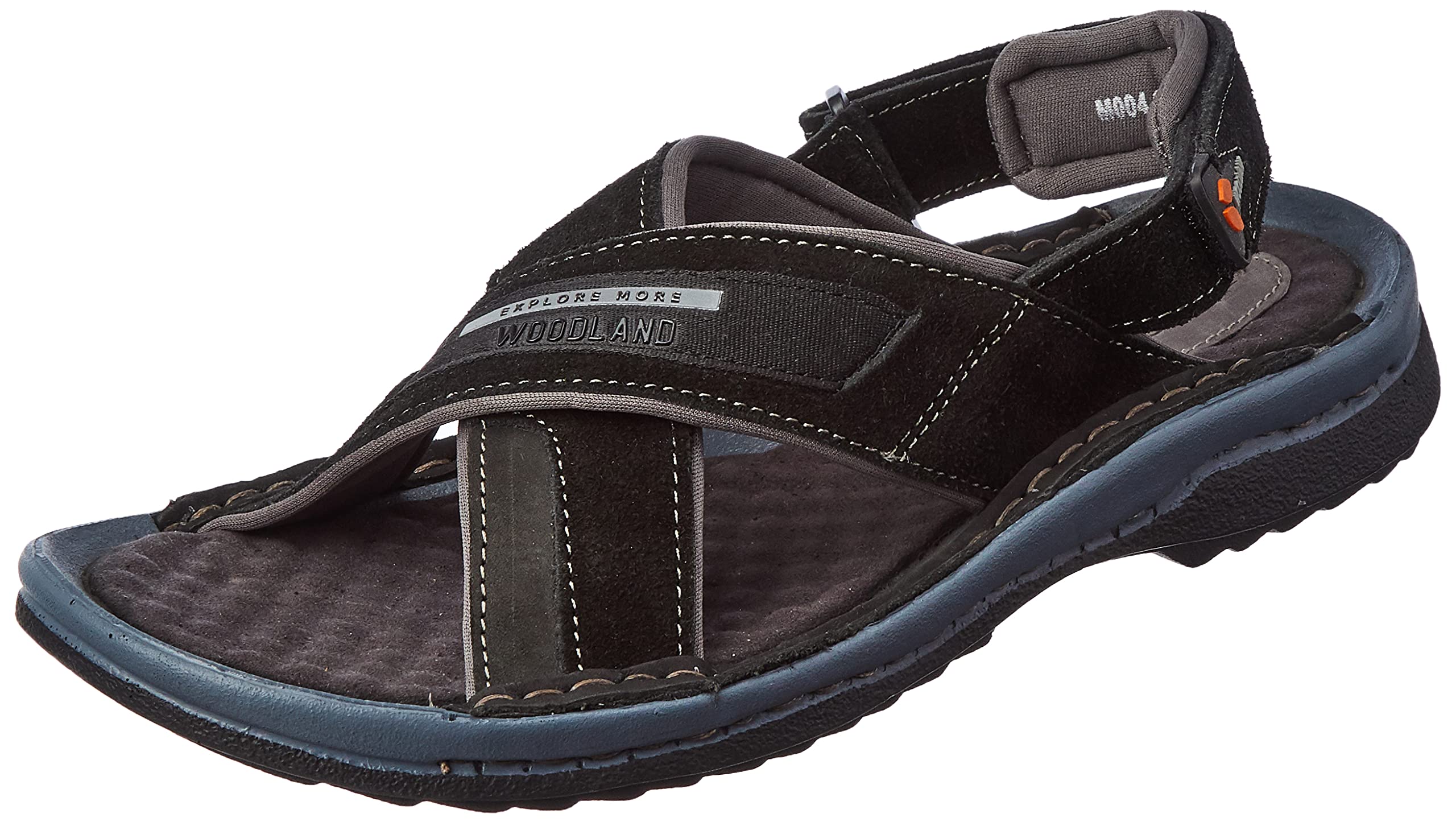 Woodland Mens Black Leather Sandal-10 UK (44 EU) (OGDC 3708120) (B0BYJWJ4B5) Amazon Price History, Amazon Price Tracker