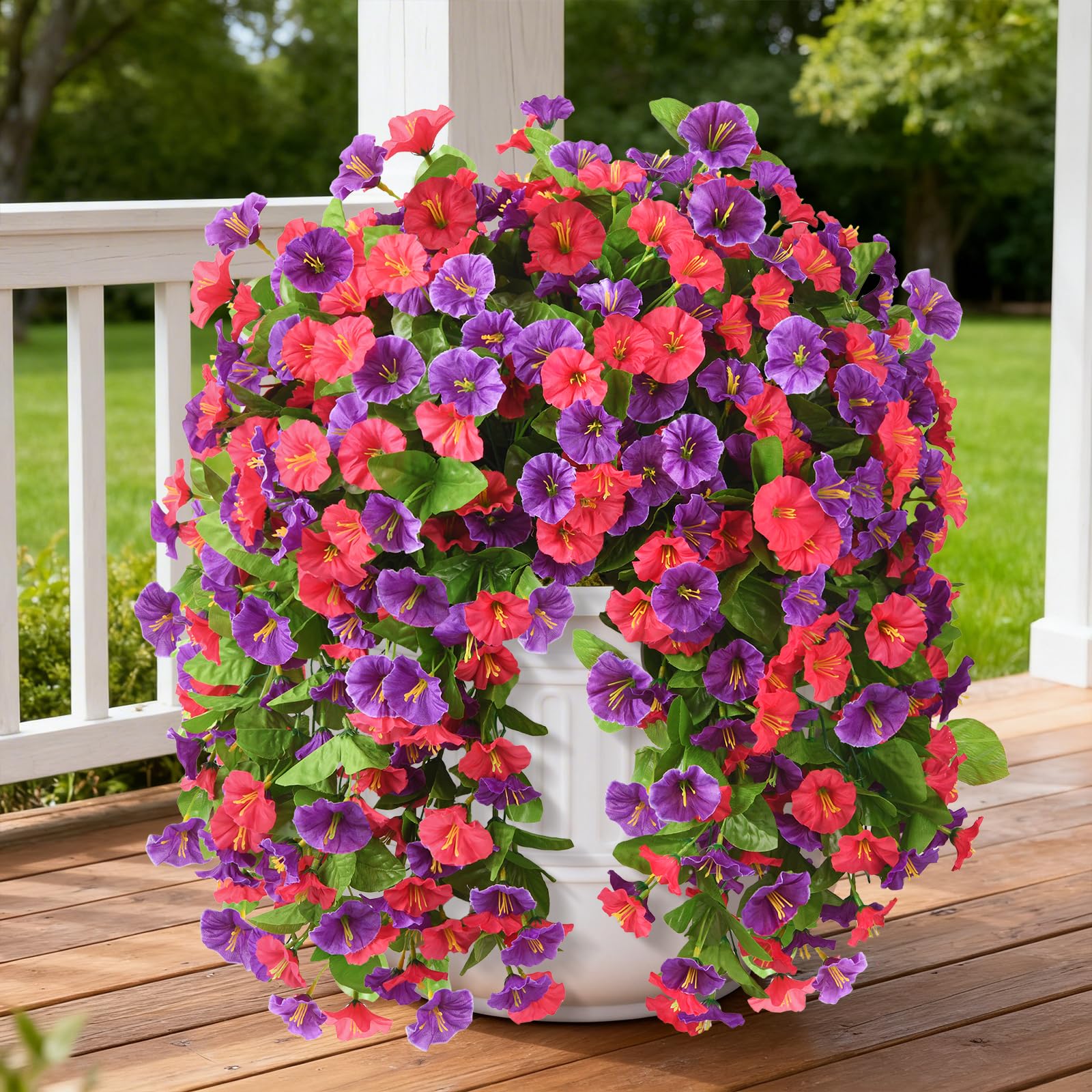 Amazon.com: INQCMY Artificial Flowers for Outdoor Spring Summer