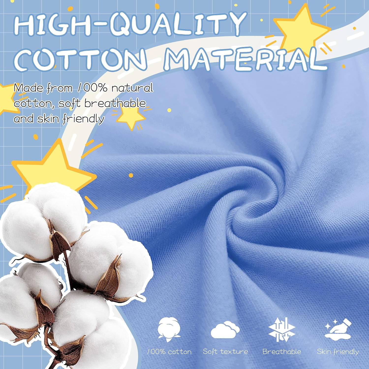 4 Piece Boys' 100% Cotton Snug Fit Pajamas Set Pullover Kids Pjs Soft Sleepwear 2T-12 Years