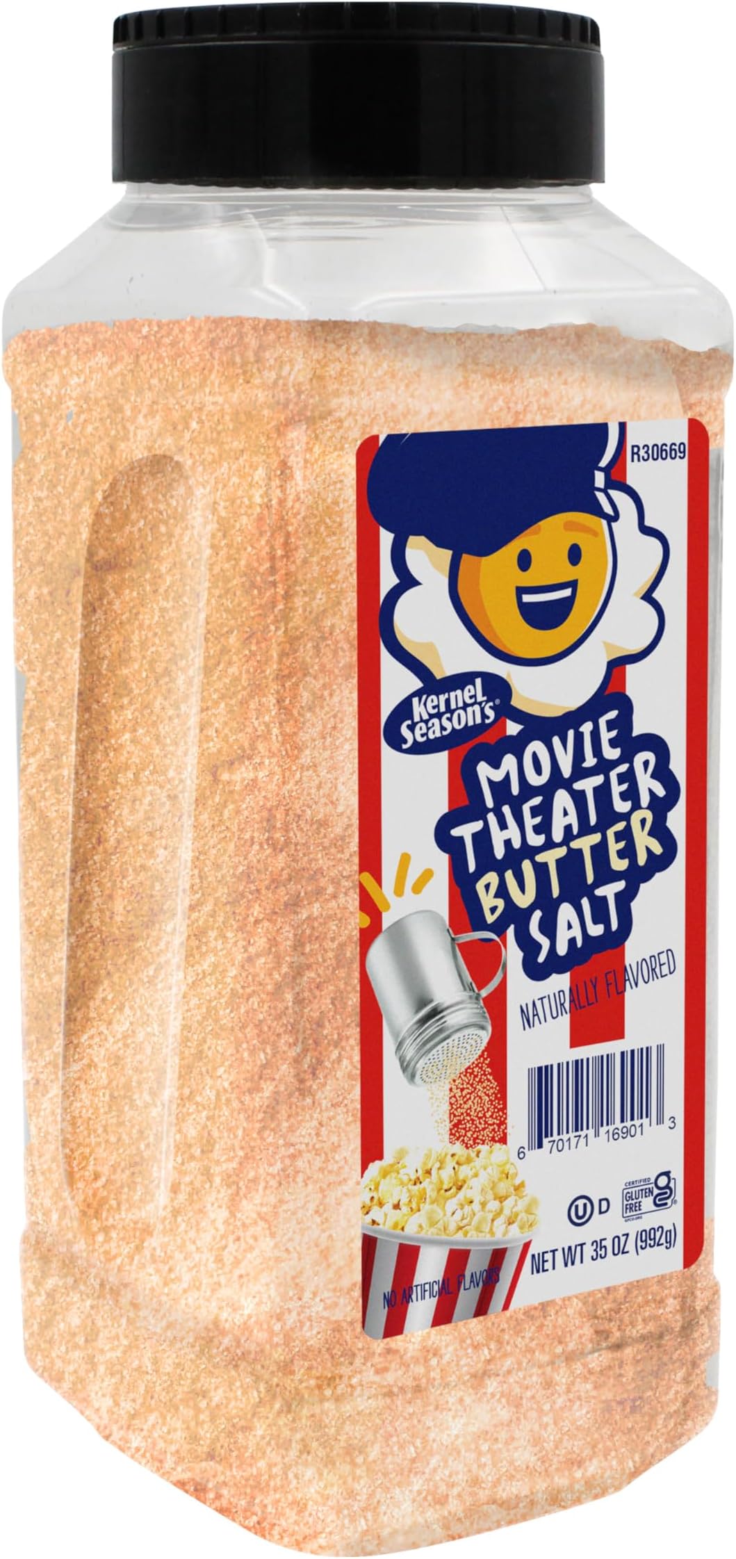 Popcorn Seasoning, Movie Theater Butter Salt, 35 Ounce