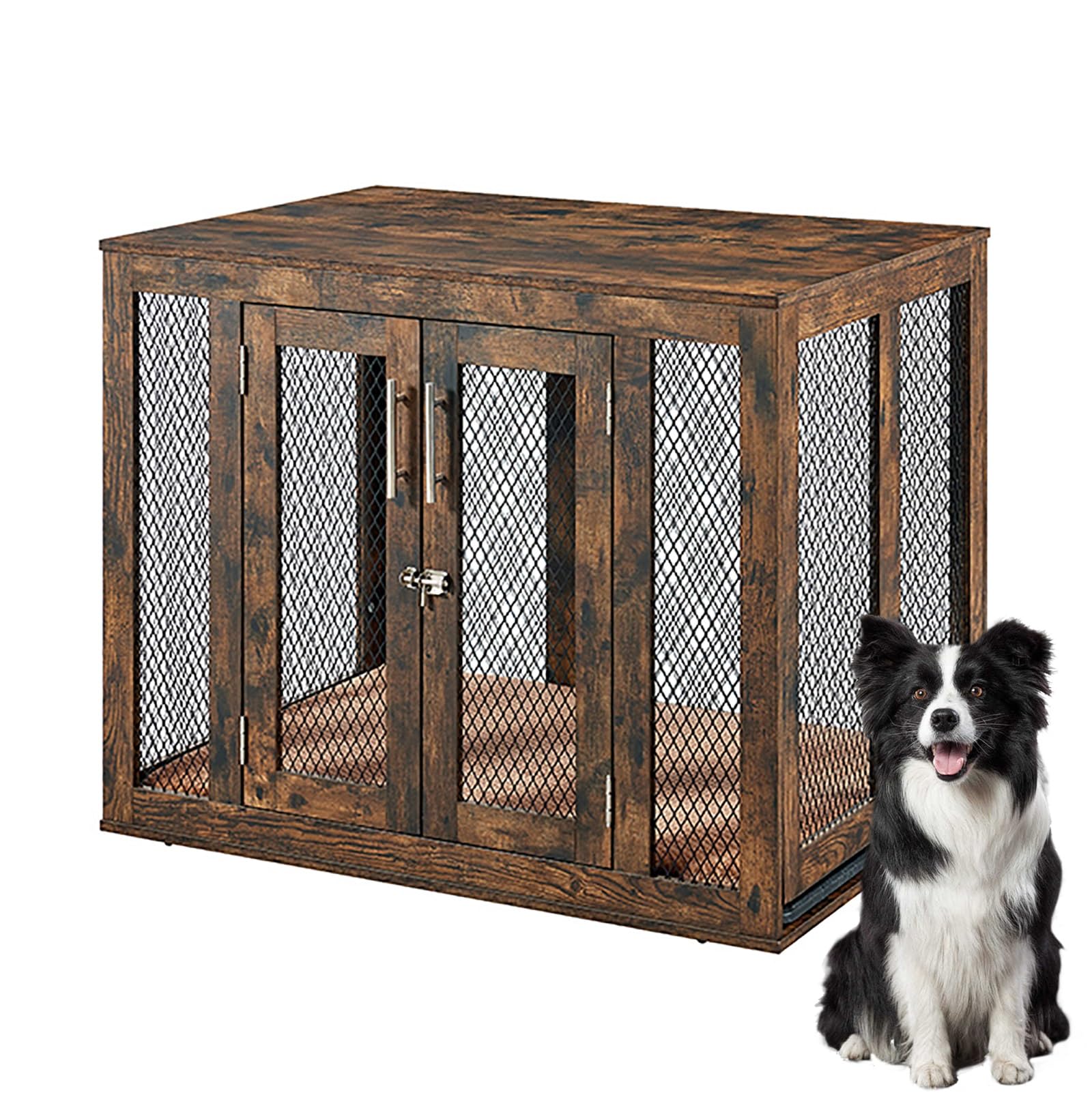 Amazon | 大型犬 中型犬 トイレ ノイズ防止 4輪 ペットサークル 小中型