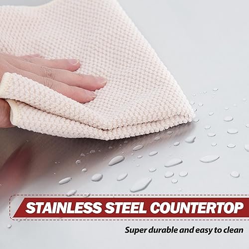 Miniatura 7 de Royal Gourmet PC3201S Carrito de parrilla móvil, encimera de acero inoxidable de 43 pulgadas de largo x 24 pulgadas de ancho, armario de