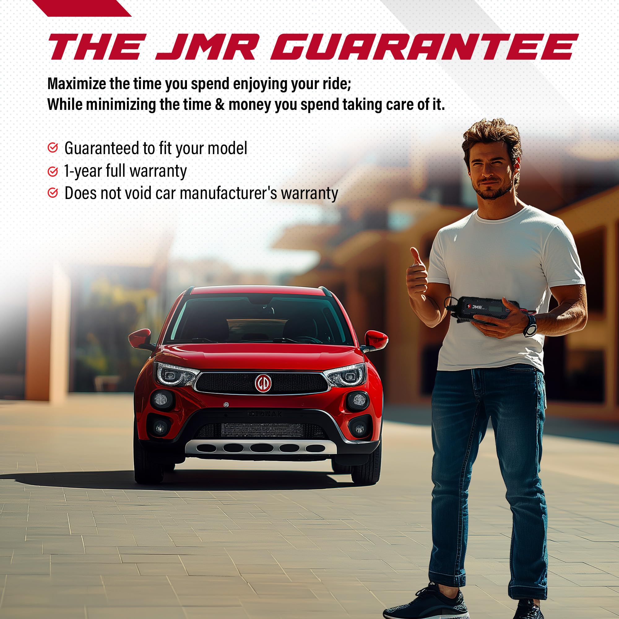 JMR Battery Charger for Fiat 500 124 Spider 600 Argo Tipo Egea Panda Cronos Fastback Pulse Doblo Ulysse Toro All Models Trickle Charger Conditioner Maintainer (Add Lithium Mode)