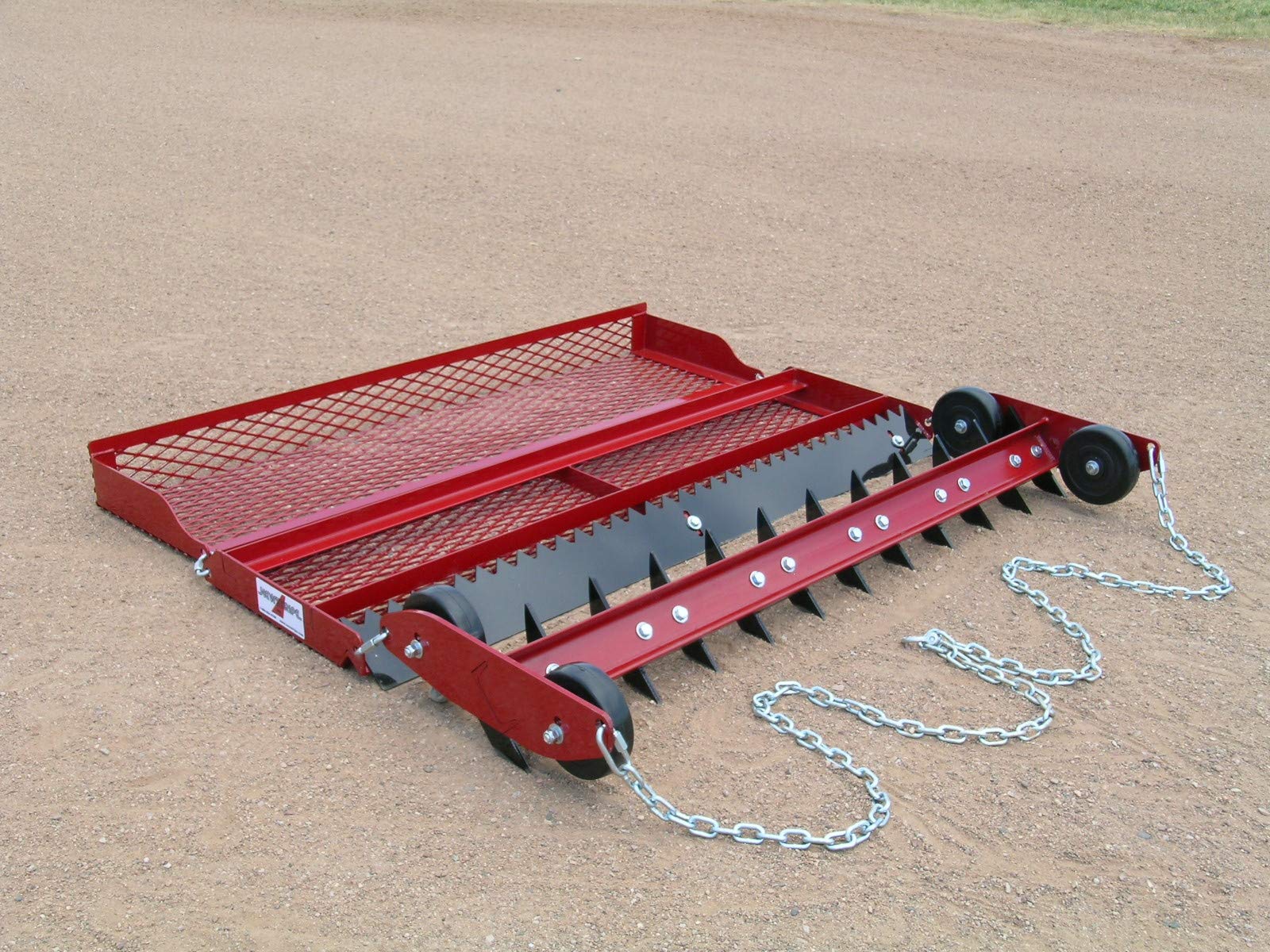 DragKing Deluxe Infield Drag & Scarifier (Part #10001592) | Three-Section Design | Effective Grooming & Field Conditioning | Welded Steel Construction | Fills Low Spots & Levels Ridges | Made in USA