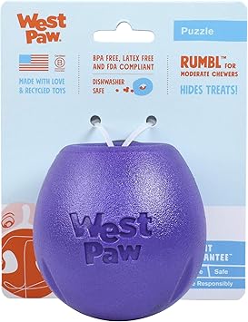 Amazon West Paw 犬用おもちゃ ゾゴフレックス エコー ランブル 犬 おもちゃ 知育玩具 早食い防止 子犬 おもちゃ Iq Up 水に浮く ストレス解消 おやつ隠し ペットトレーニング 犬 おもちゃ 噛む ペット用品 犬用品 運動不足 家の破壊防止対策 犬のおもちゃ シニア犬用