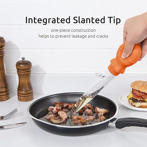 Miniatura 8 de U-Taste Sopa de pavo en ángulo de 1.5 onzas hecha de Tritan y silicona de grado alimenticio resistente al calor de 228.2 , y juego de 10 tazas y