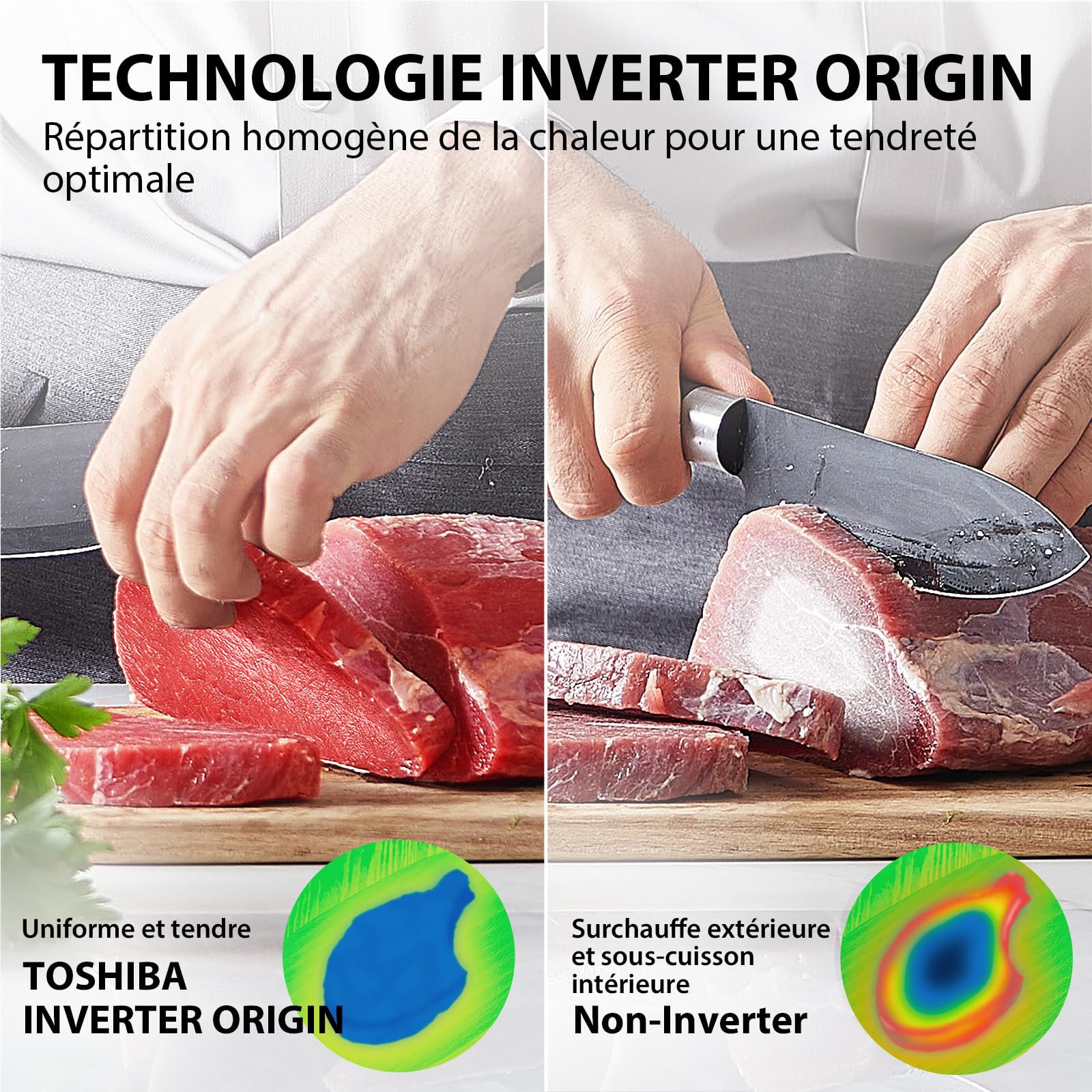 Toshiba Inverter Origin, MW3-AG25PFI(BK), Four Micro-ondes Combiné avec Gril 25L 900W, 3-en-1, 7 Menus Automatiques, Cussion Rapide, Grande Capacité, Décongélation Chef