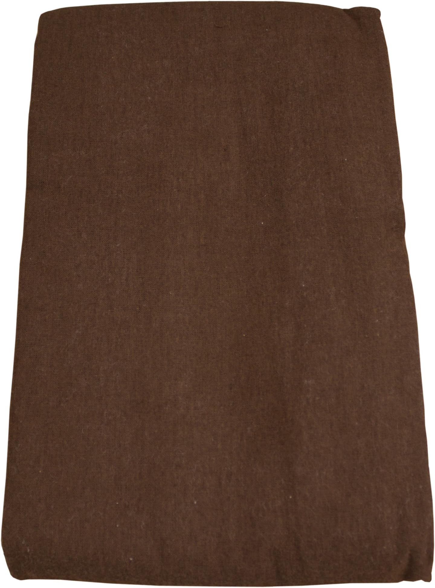 Body Linen Flannel Flat Massage Table Sheet, Chocolate