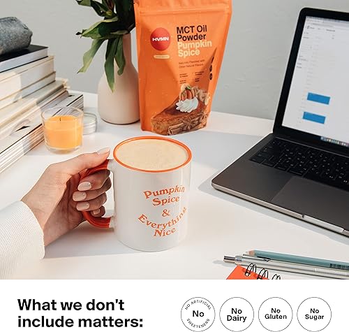 Miniatura 4 de HVMN MCT Oil Powder - Crema apta para dieta cetogénica que aumenta la claridad mental mezcla en batidos de café productos horneados y más 25