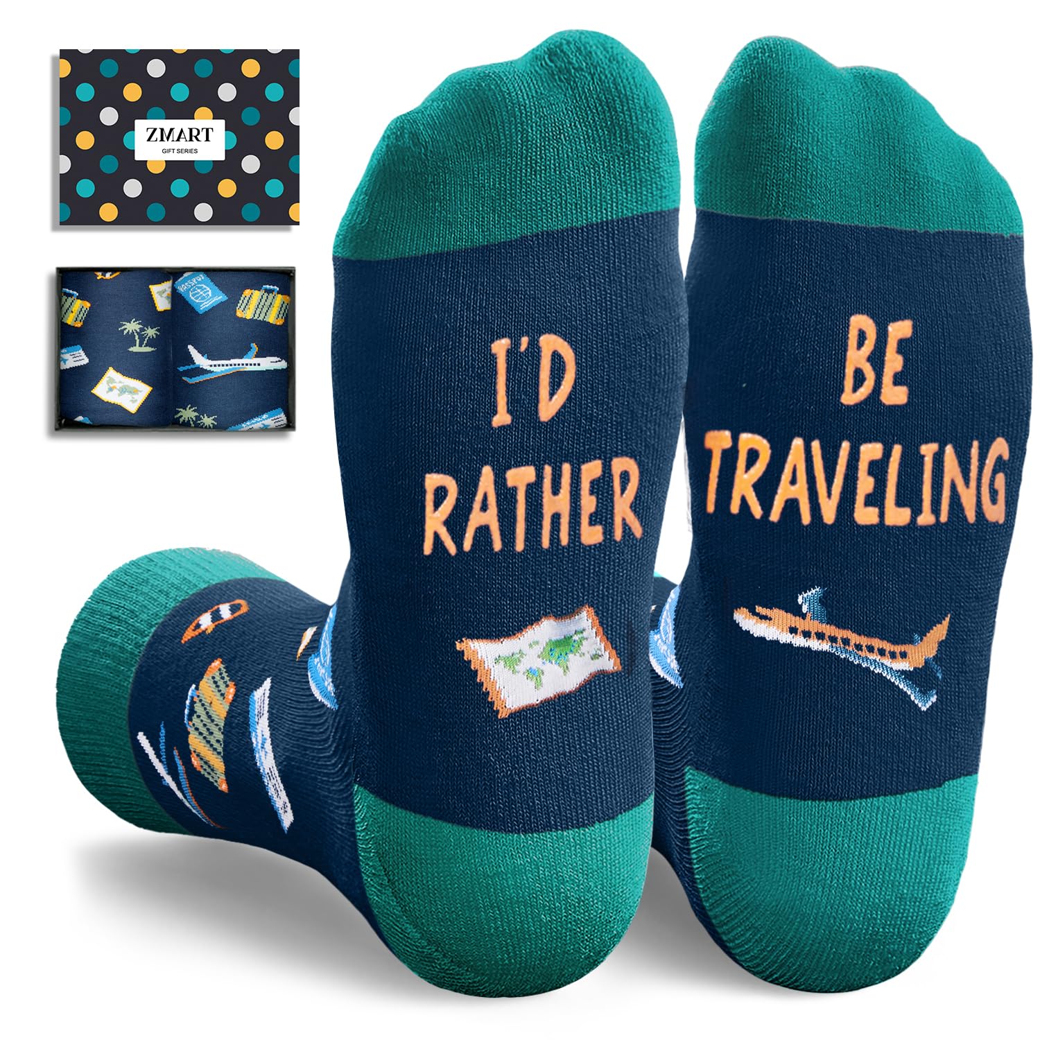 Zmart Appreciation Gifts for Men Women - Funny Gifts Novelty Socks Christmas Stockings